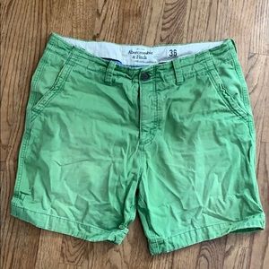 Green men’s shorts